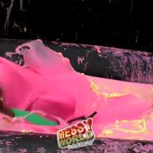 LiquidX: New girl Gabby Plunged into Thick Pink Slime