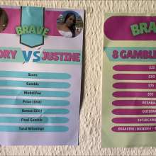 RevSlymsford: Monarch's Brave!  A Messy Gameshow: Glory V Justine Day 1