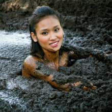 dlodoski: Jane Teasing Topless in Peat--Photos