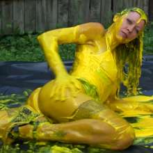 Lara_eurowam: Olga Is Getting Gunged with Yellow Slime