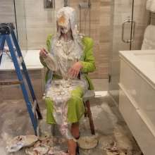hope: When I saw this skirt suit I knew it had to be messy!