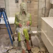 hope: When I saw this skirt suit I knew it had to be messy!