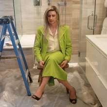 hope: When I saw this skirt suit I knew it had to be messy!