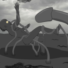 pseudofirestorm: Some messy vector art
