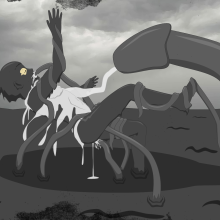 pseudofirestorm: Some messy vector art