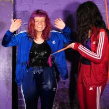 DungeonMasterOne: Bonus Extra: Violet Vixen and Isabeau hose each other down in tracksuits!