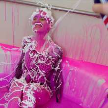 messyhot: Rave DJ Babycakes Gets Slimed for Her First Time