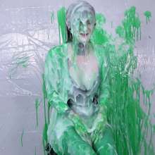 Miss Nicole: Redhead Liv's Massive Sliming and Fake Cum: PG-13 Version