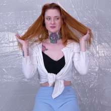 Miss Nicole: Redhead Liv's Massive Sliming and Fake Cum: PG-13 Version