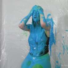 Miss Nicole: Redhead Liv's Massive Sliming and Fake Cum: PG-13 Version