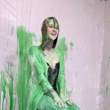 Miss Nicole: Redhead Liv's Massive Sliming and Fake Cum: PG-13 Version