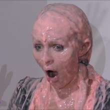 RevSlymsford: Sexy French Maid Louise Falls In The Gunge Pool (Ends Nude)