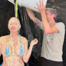 Slimed Models: Shelby Nasty Pied and Slimed