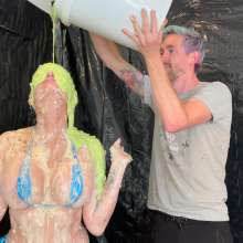 Slimed Models: Shelby Nasty Pied and Slimed