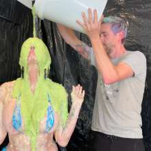 Slimed Models: Shelby Nasty Pied and Slimed