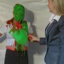 RevSlymsford: Smoking + Slime!  Jessie In Her New Suit, Trashed For Smoking