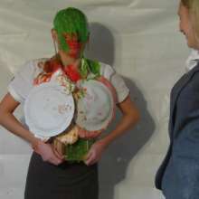 RevSlymsford: Smoking + Slime!  Jessie In Her New Suit, Trashed For Smoking