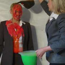 RevSlymsford: Smoking + Slime!  Jessie In Her New Suit, Trashed For Smoking