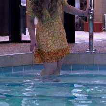 WildThang: Swimming in Yellow Sun Dress