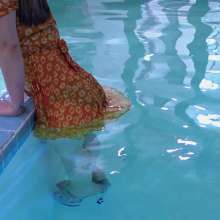 WildThang: Swimming in Yellow Sun Dress