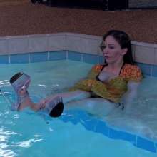 WildThang: Swimming in Yellow Sun Dress