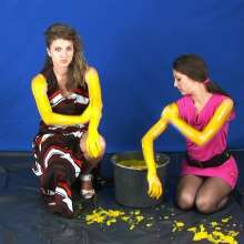 Lara_eurowam: Szende and Laura Are Back for Another Sexy Slime Video