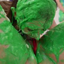ArchNemesis: New XXX scene: The Sloppiest Slut--4 Girl Messy Sex Gameshow