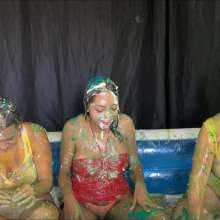 RevSlymsford: Trashing The Dresses and Ending Topless: Ana, Maxine + Jenny