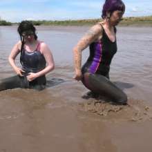 DungeonMasterOne: Violet Vixen and Isabeau, the 1980s Mud Dancers!