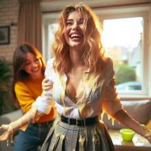 messg: Who doesn't like a white blouse?