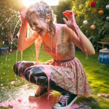 messg: Summer dress and Pink gunge