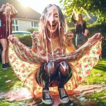 messg: Summer dress and Pink gunge