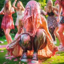 messg: Summer dress and Pink gunge