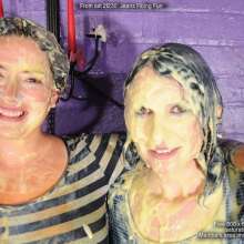 DungeonMasterOne: Maria and Honeysuckle in Jeans Filling Fun!
