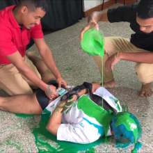 RevSlymsford: 3 Hot Boys Have Sexy Slime Fun With Underwear Filling Too