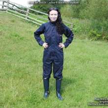 DungeonMasterOne: Honeysuckle in some glorious blue suit mud play, gets totally covered!