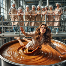 Bobographer: 30 year old food plant owner--part five--Going into the Caramel!