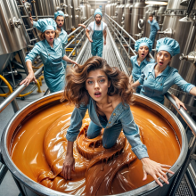 Bobographer: 30 year old food plant owner--part five--Going into the Caramel!