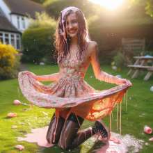 messg: Summer dress and Pink gunge