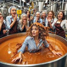 Bobographer: 30 year old food plant owner--part six--In the vats!
