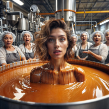 Bobographer: 30 year old food plant owner--part six--In the vats!