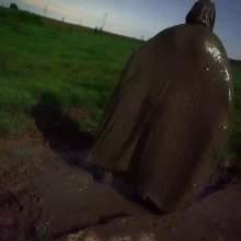 Swamp Angel: 79 Mud Latex Cape Moon