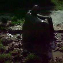 Swamp Angel: 79 Mud Latex Cape Moon
