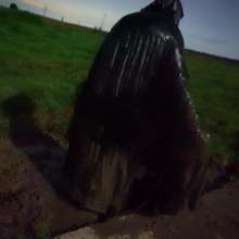 Swamp Angel: 79 Mud Latex Cape Moon