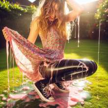 messg: Summer dress and Pink gunge