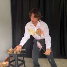 RevSlymsford: Alejandro In Formal Shirt + Trousers, With 20 Fairy Cakes