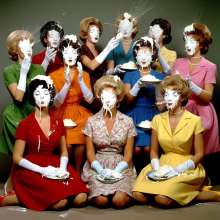 BoyPieWonder3: 50s house wives pied!