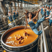 Bobographer: 30 year old food plant owner--part five--Going into the Caramel!