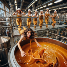 Bobographer: 30 year old food plant owner--part five--Going into the Caramel!