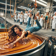 Bobographer: 30 year old food plant owner--part five--Going into the Caramel!